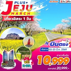 ทัวร์เกาหลี JEJU PLUS 5วัน 3คืน (7C)